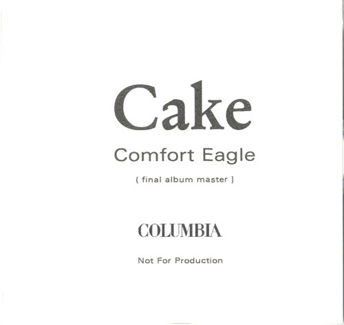 Cake Comfort Eagle - Final Album Master CD-R acetate UK CKECRCO538861