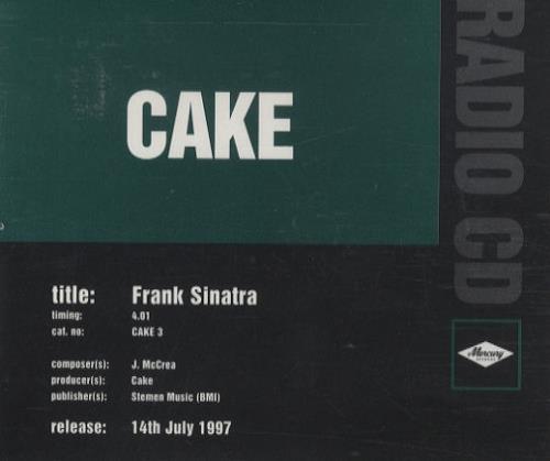 Cake Frank Sinatra CD single (CD5 / 5") UK CKEC5FR207631