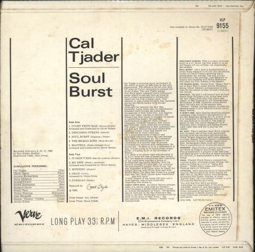 Cal Tjader Soul Burst vinyl LP album (LP record) UK CTJLPSO745502