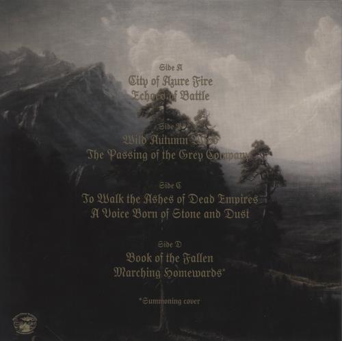 Caladan Brood Echoes Of Battle - Amber Vinyl 2-LP vinyl record set (Double LP Album) US 8-L2LEC863022