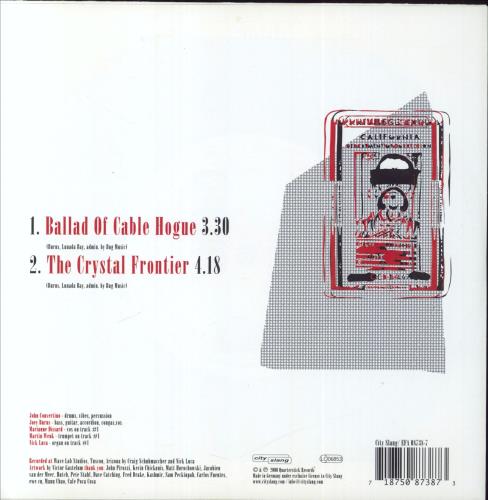 Calexico Ballad Of Cable Hogue 7" vinyl single (7 inch record / 45) German CEX07BA828816