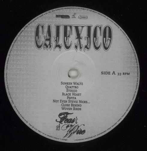 Calexico Feast Of Wire vinyl LP album (LP record) German CEXLPFE525675