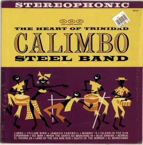 Calimbo Steel Band The Heart Of Trinidad vinyl LP album (LP record) US Q1MLPTH705366