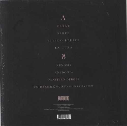 Calligram The Eye Is The First Circle - pink w/ black splatter vinyl - hypestickered shrink vinyl LP album (LP record) UK 6A1LPTH824074