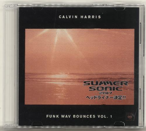Calvin Harris Funk Wav Bounces Vol. 1 - Sampler CD-R acetate Japanese CI3CRFU694685