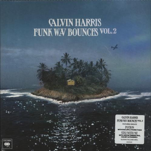 Calvin Harris Funk Wav Bounces Vol. 2 - Glow In The Dark Vinyl - Sealed vinyl LP album (LP record) UK CI3LPFU850367