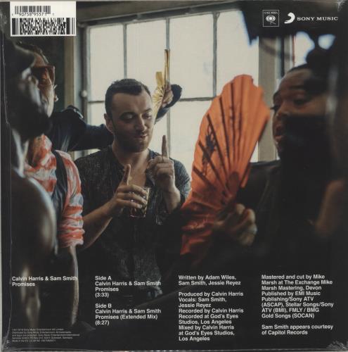 Calvin Harris Promises - Picture Disc - Sealed 12" vinyl picture disc (12 inch picture record) UK CI32PPR882299