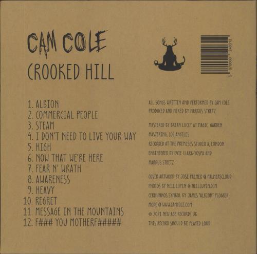 Cam Cole Crooked Hill - Green Vinyl vinyl LP album (LP record) UK 5BOLPCR803959