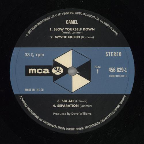 Camel Camel vinyl LP album (LP record) UK C-LLPCA873673