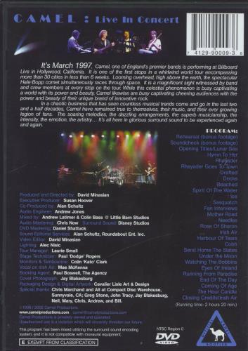 Camel Coming Of Age DVD UK C-LDDCO822909