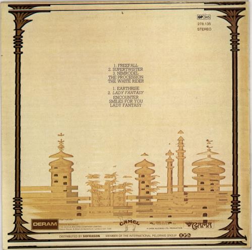 Camel Mirage vinyl LP album (LP record) French C-LLPMI374326