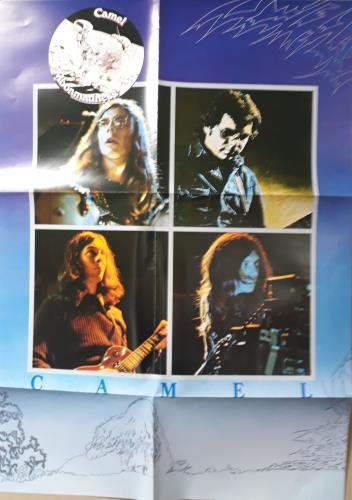 Camel Moonmadness + Poster vinyl LP album (LP record) Japanese C-LLPMO166870