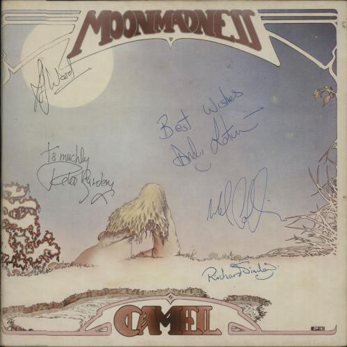 Camel Moonmadness - 1st - Autographed vinyl LP album (LP record) UK C-LLPMO657790