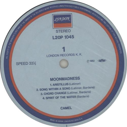 Camel Moonmadness vinyl LP album (LP record) Japanese C-LLPMO656584