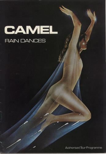 Camel Rain Dances On The Road tour programme UK C-LTRRA766772