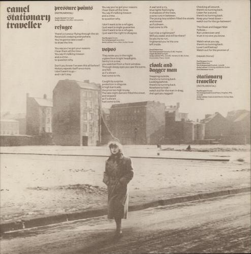 Camel Stationary Traveller + Insert - EX vinyl LP album (LP record) UK C-LLPST774493
