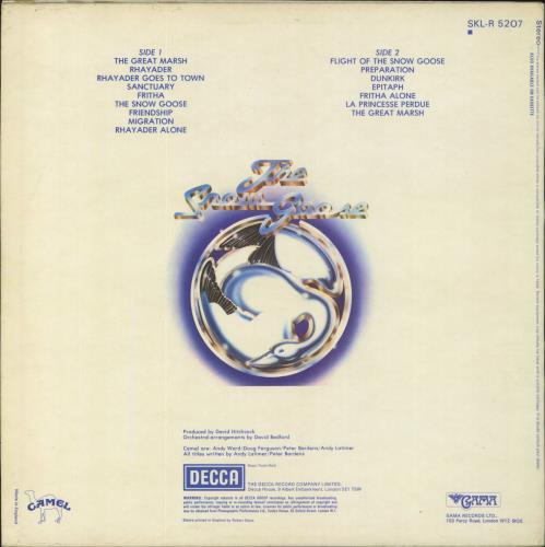 Camel The Snow Goose - 1st + Insert & Photo vinyl LP album (LP record) UK C-LLPTH803637