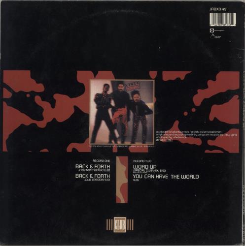 Cameo Back & Forth - Double Pack 12" vinyl single (12 inch record / Maxi-single) UK CMO12BA358507