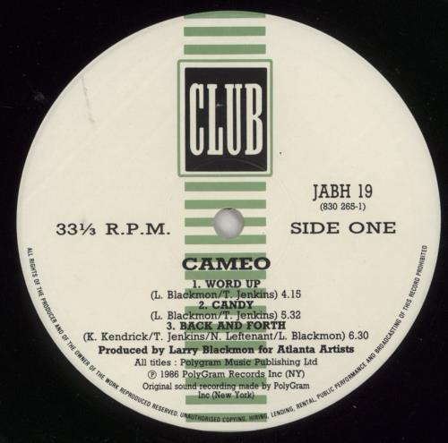 Cameo Word Up! vinyl LP album (LP record) UK CMOLPWO374705