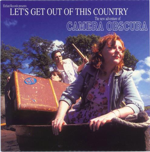 Camera Obscura (UK) Let's Get Out Of This Country - White Vinyl 7" vinyl single (7 inch record / 45) Spanish CSU07LE770432