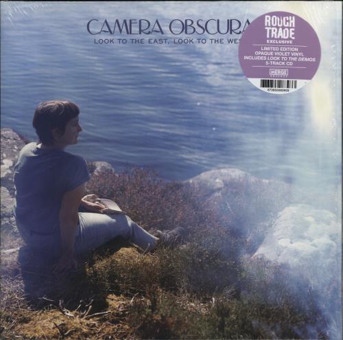 Camera Obscura (UK) Look To The East, Look To The West - Opaque Violet Vinyl vinyl LP album (LP record) US CSULPLO842121