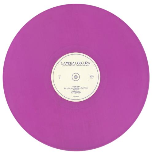 Camera Obscura (UK) Look To The East, Look To The West - Opaque Violet Vinyl vinyl LP album (LP record) US CSULPLO842121