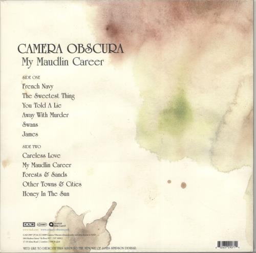Camera Obscura (UK) My Maudlin Career - Sealed vinyl LP album (LP record) UK CSULPMY466306