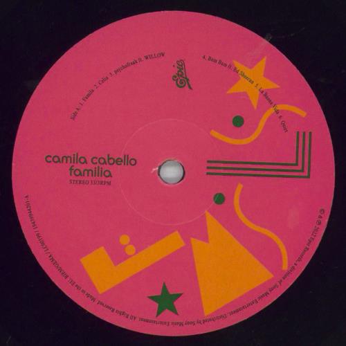 Camila Cabello Familia vinyl LP album (LP record) US 5GQLPFA817613