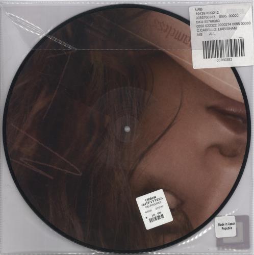 Camila Cabello Liar / Shameless 12" vinyl picture disc (12 inch picture record) US 5GQ2PLI890891