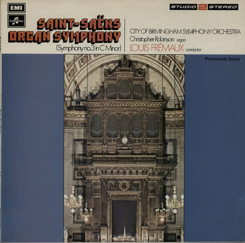 Camille Saint-Sa�ns Organ Symphony (Symphony No. 3 in C Minor) vinyl LP album (LP record) UK UCVLPOR638275