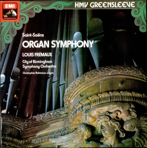 Camille Saint-Sa�ns Organ Symphony - Quadrophonic vinyl LP album (LP record) UK UCVLPOR533426