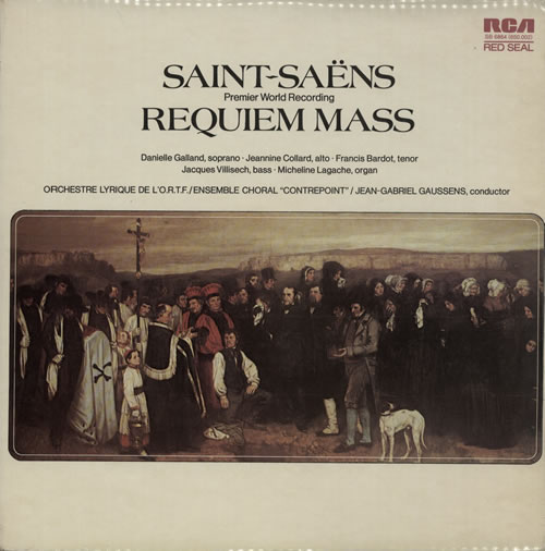 Camille Saint-Sa�ns Requiem Mass vinyl LP album (LP record) UK UCVLPRE633619