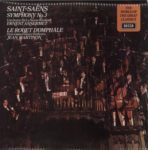 Camille Saint-Sans Saint-Sans: Symphony No.3 / Le Rouet D'Omphale vinyl LP album (LP record) UK UCVLPSA878251
