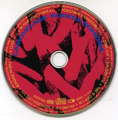 Camouflage Bodega Bohemia CD album (CDLP) German CAMCDBO26061