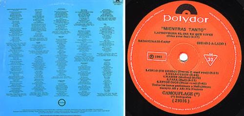 Camouflage Mientras Tanto vinyl LP album (LP record) Argentinean CAMLPMI233546
