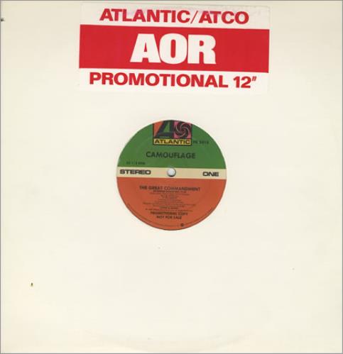 Camouflage The Great Commandment - Promo 12" vinyl single (12 inch record / Maxi-single) US CAM12TH90540