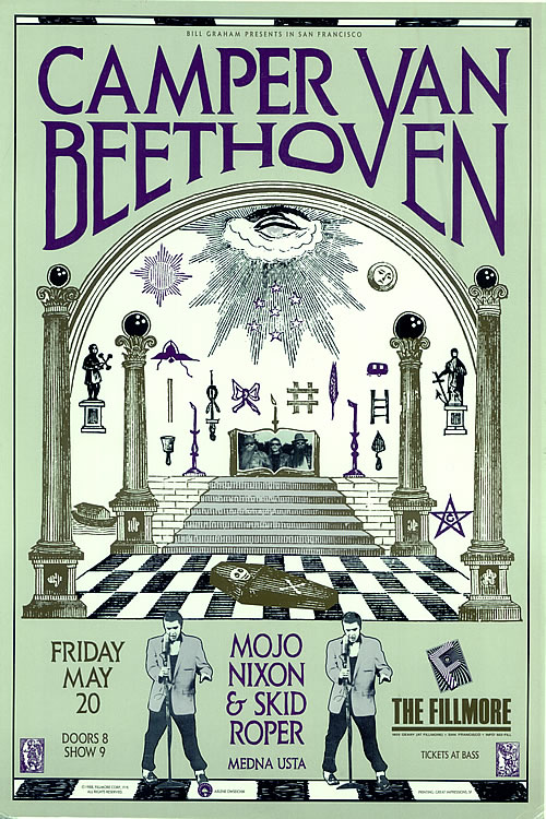 Camper Van Beethoven Bill Graham Presents In San Francisco poster US CVBPOBI470306