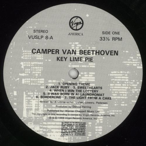 Camper Van Beethoven Key Lime Pie vinyl LP album (LP record) UK CVBLPKE543987