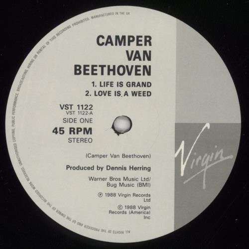 Camper Van Beethoven Life Is Grand 12" vinyl single (12 inch record / Maxi-single) UK CVB12LI311267