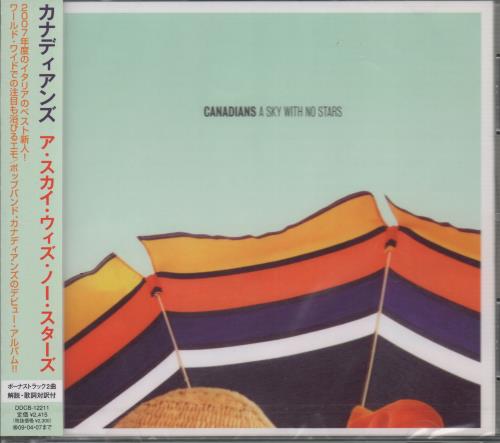 Canadians A Sky With No Stars + Obi - Sealed CD album (CDLP) Japanese I3ZCDAS668037