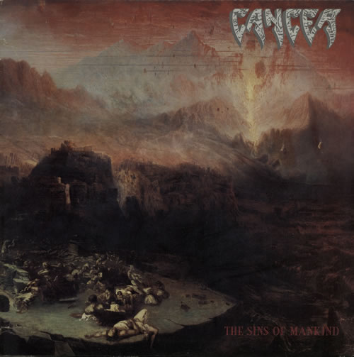Cancer The Sins Of Mankind vinyl LP album (LP record) UK E0NLPTH581805