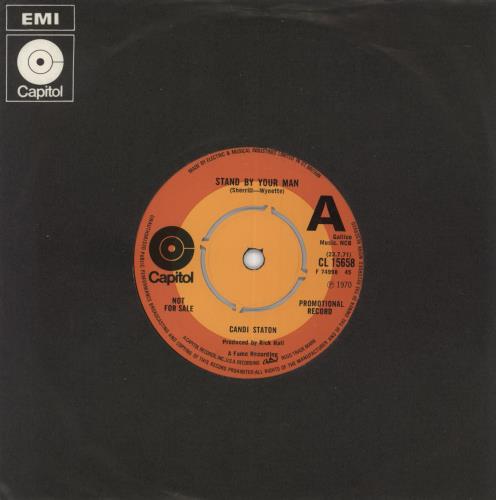 Candi Staton Stand By Your Man - A Label 7" vinyl single (7 inch record / 45) UK NDS07ST804985