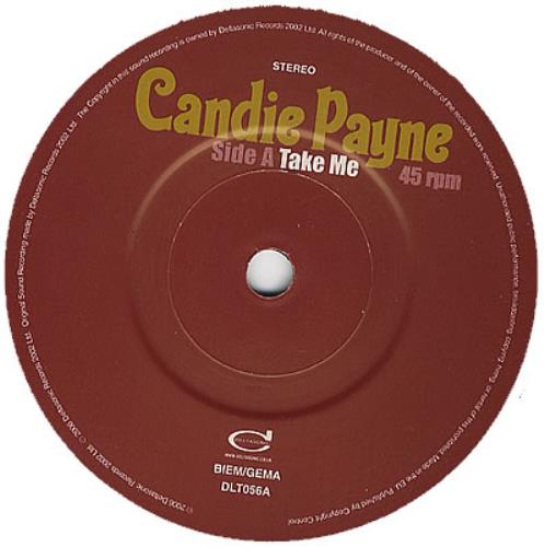 Candie Payne Take Me 7" vinyl single (7 inch record / 45) UK CN207TA373820
