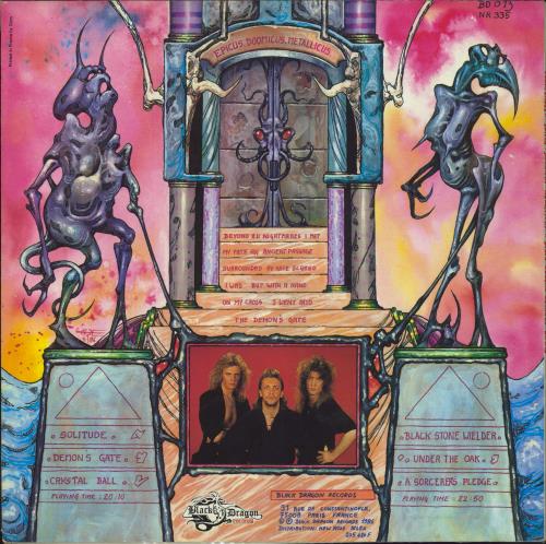 Candlemass Epicus Doomicus Metallicus vinyl LP album (LP record) French CNDLPEP525610