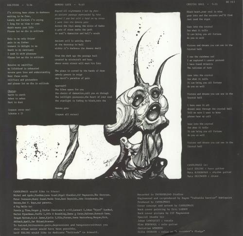 Candlemass Epicus Doomicus Metallicus vinyl LP album (LP record) French CNDLPEP525610