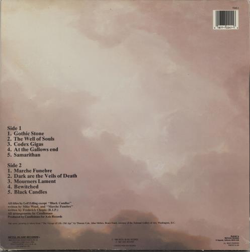 Candlemass Nightfall - 1st vinyl LP album (LP record) US CNDLPNI757076