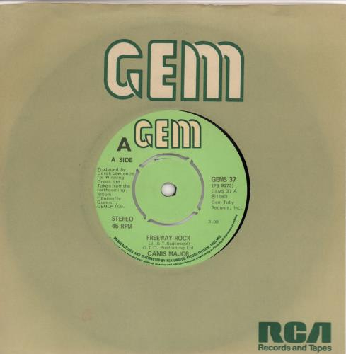 Canis Major Freeway Rock 7" vinyl single (7 inch record / 45) UK I4307FR669857
