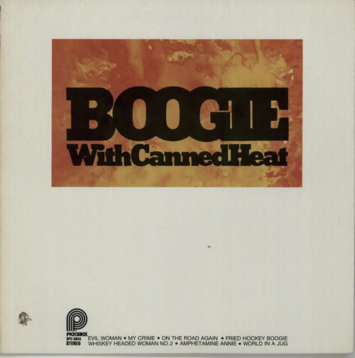 Canned Heat Boogie With Canned Heat vinyl LP album (LP record) US CNHLPBO497684
