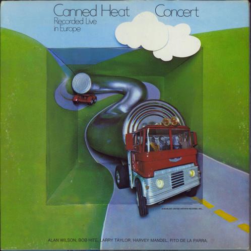 Canned Heat Canned Heat Concert vinyl LP album (LP record) US CNHLPCA774934