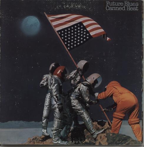 Canned Heat Future Blues + Comic vinyl LP album (LP record) US CNHLPFU515540